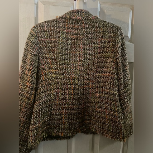 Axcess Liz Claiborne Tweed Blazer 10 - Picture 2 of 3